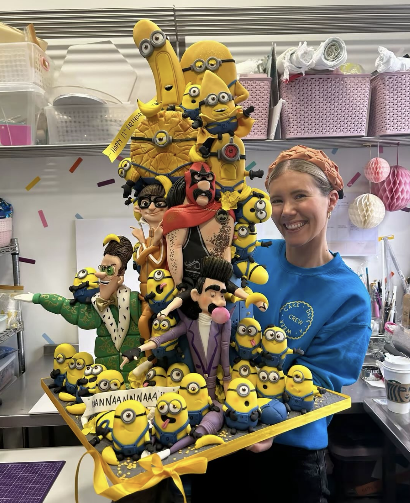 Trolls Poppy birthday cake