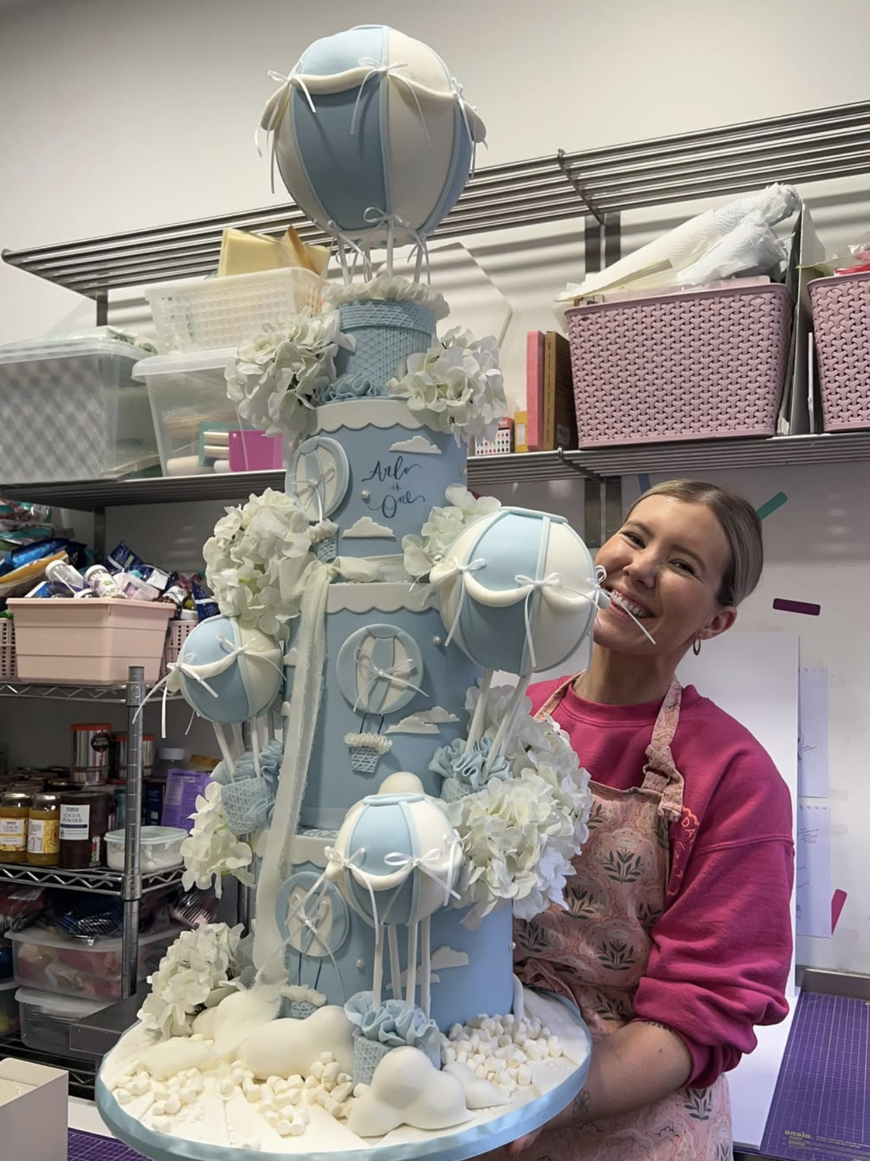 Bespoke wedding cake by Christie Boyle