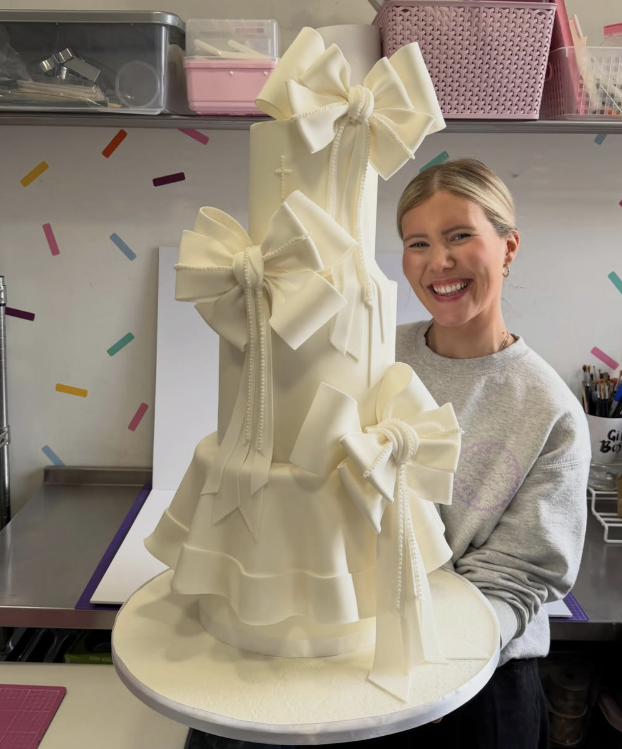 Bespoke celebration cake by Christie Boyle